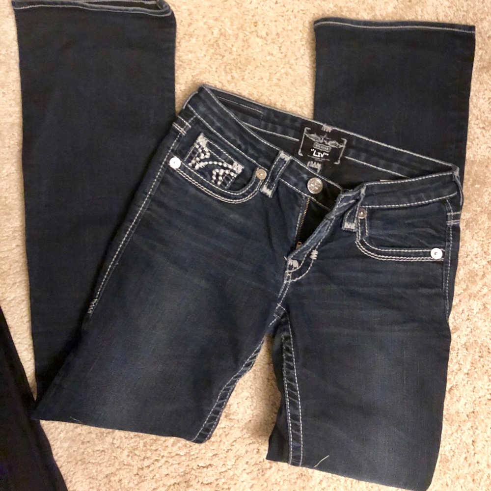 Dark Denim Big Star LIV boot cut jeans